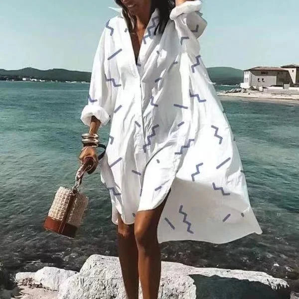 Anna Strandjurk Printed Dames Wit