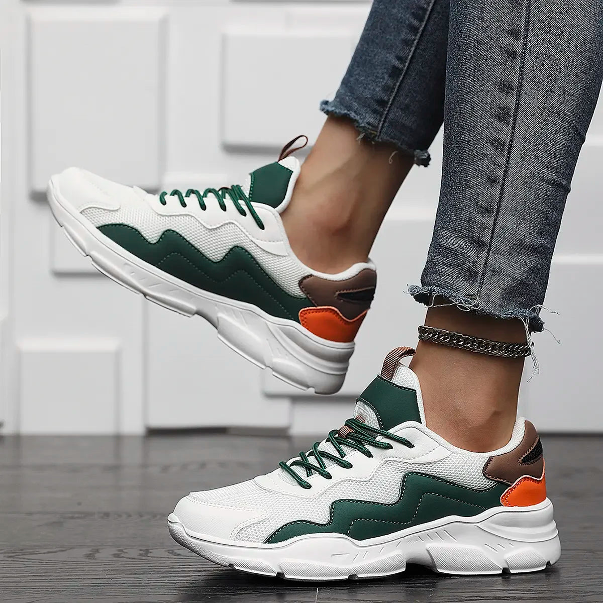 Dames Chunky Sneakers Dikke Zool