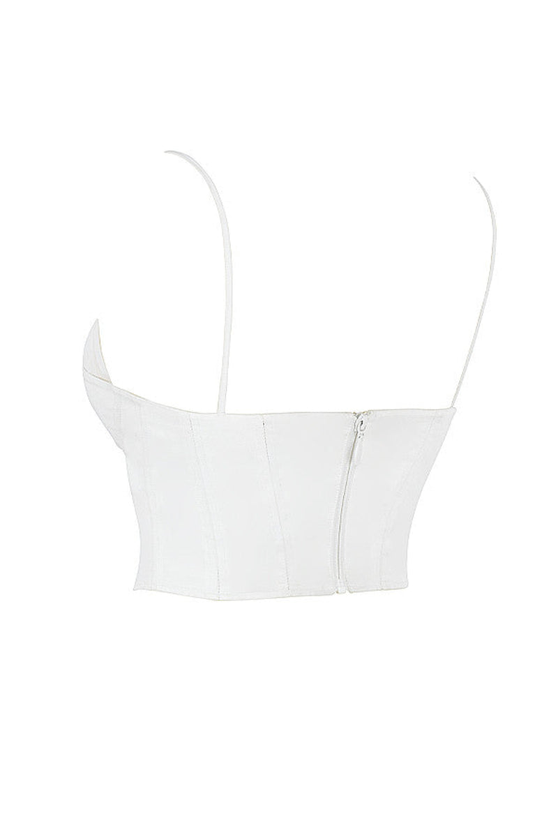 Dames Corset Top Spaghetti Strap Bustier