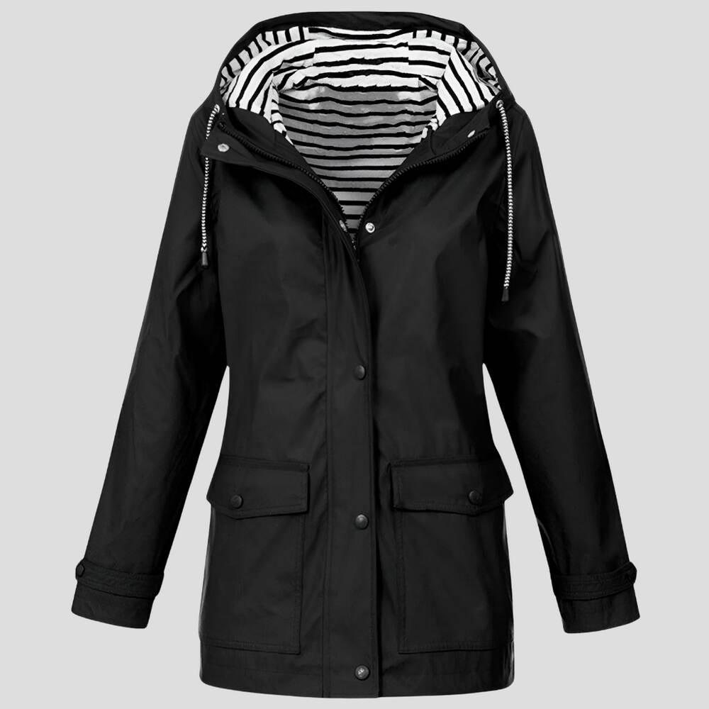 Dames geïsoleerde wind en waterdichte jas 2