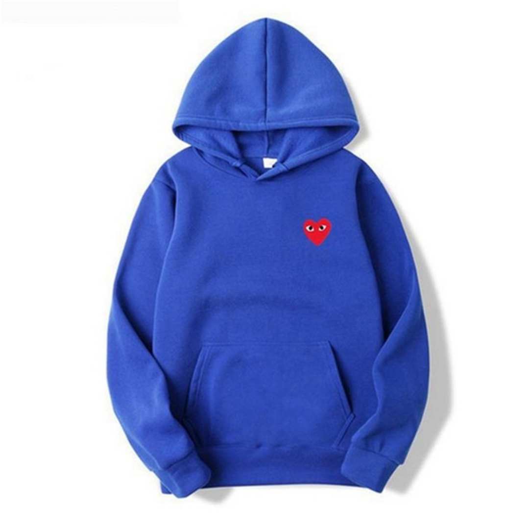 Unisex hoodie in blauw