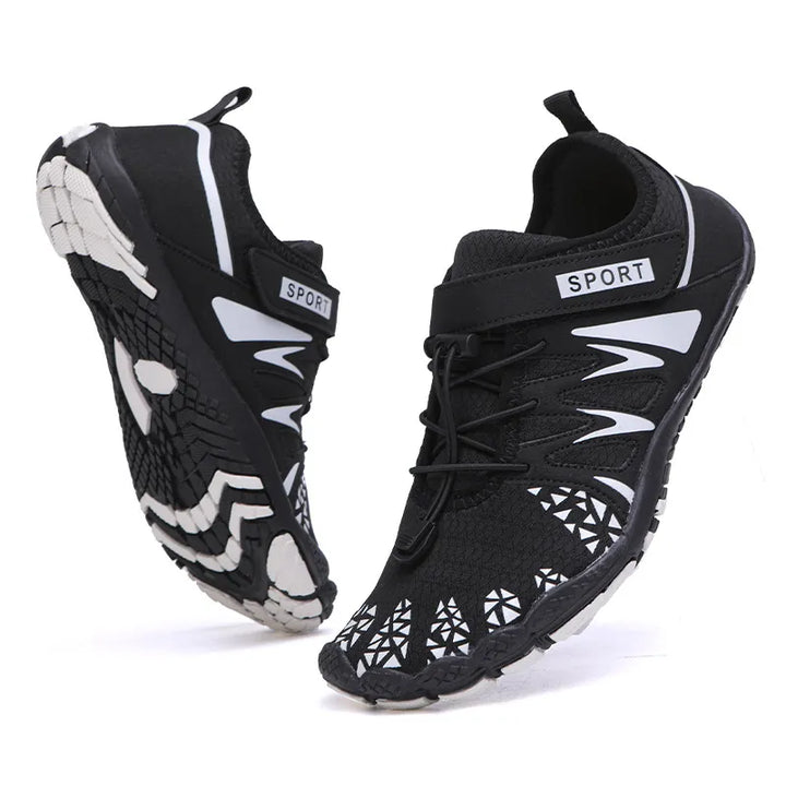 Heren waterschoenen met elastische veters en profielzool