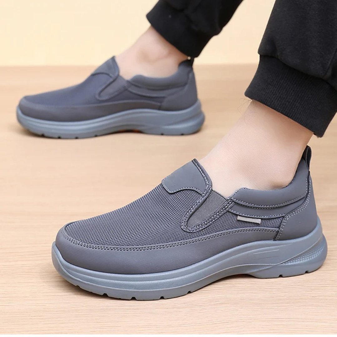 Heren instapsneakers met elastische inzet en dikke zool - afbeelding 3