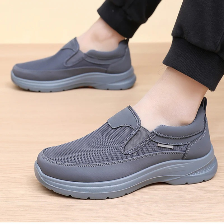 Heren instapsneakers met elastische inzet en dikke zool - afbeelding 3