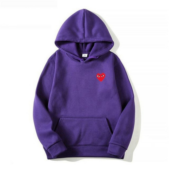 Unisex hoodie in paars