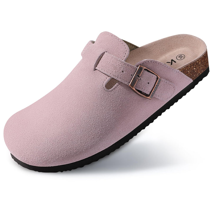 Dames suède sandalen met ergonomische zool 5