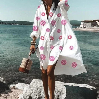Anna Strandjurk Printed Dames Wit