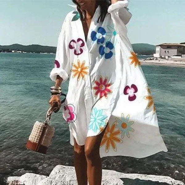 Anna Strandjurk Printed Dames Wit