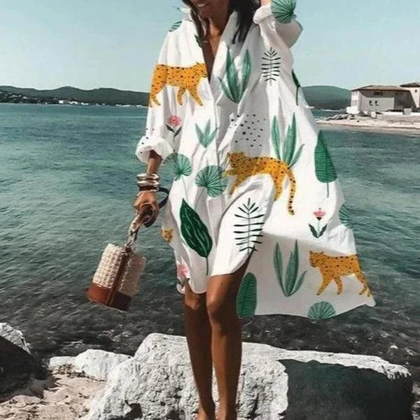 Anna Strandjurk Printed Dames Wit