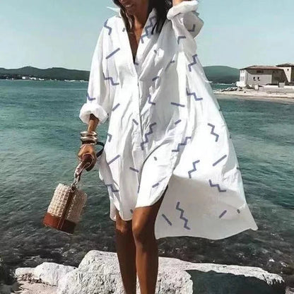 Anna Strandjurk Printed Dames Wit
