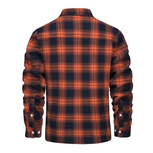 Anton Geruit Overshirt Fleece Gevoerd Heren