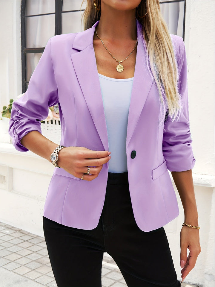 Dames blazer met reverskraag en getailleerde snit - afbeelding 13