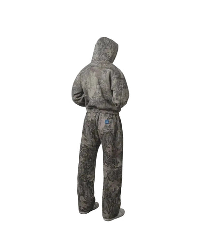 Heren trainingspak met hoodie en taps toelopende joggers Modehuis-Nederland