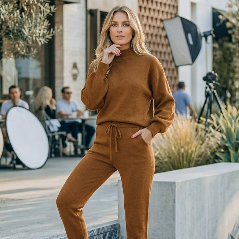 Dames-set met trui en broek Modehuis-Nederland