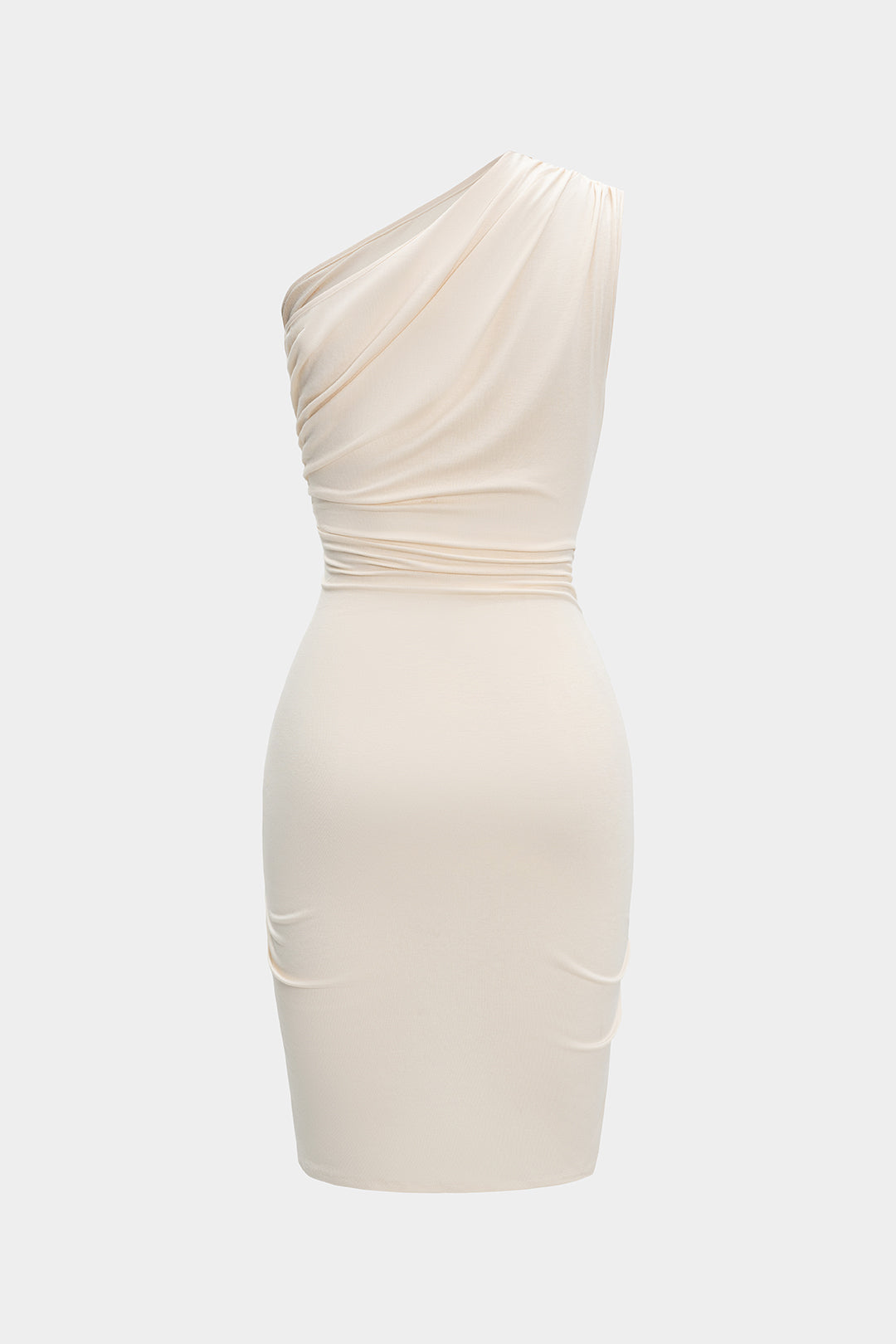 Dames Asymmetrische One Shoulder Feest Jurk Mini