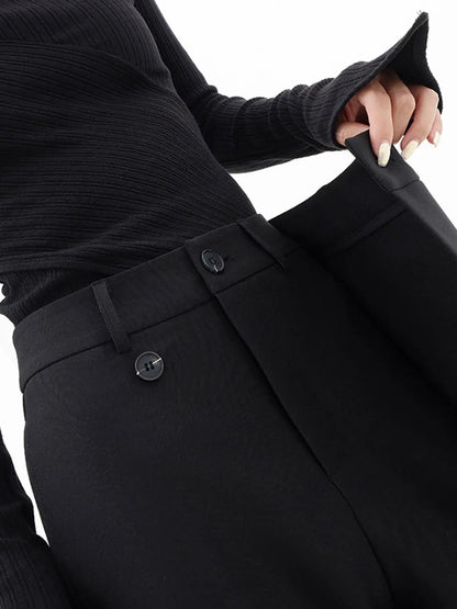Dames Asymmetrische Wijde Broek Wide Leg