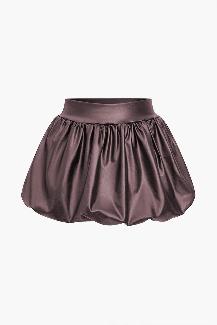 Dames Balloon Mini Rok Hoge Taille
