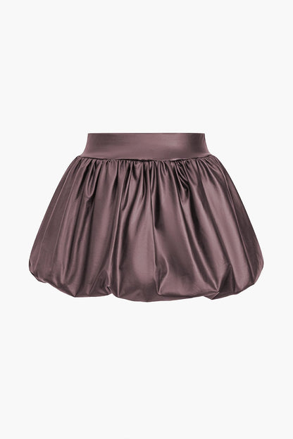 Dames Balloon Mini Rok Hoge Taille