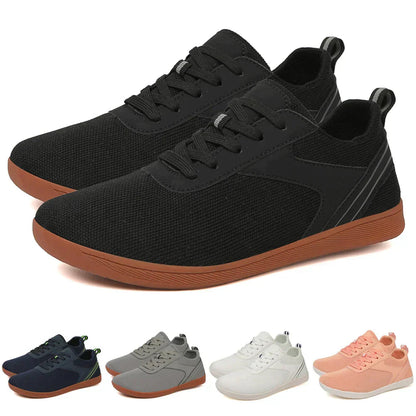 Dames Barefoot Sneakers Lace Up Flat Sole