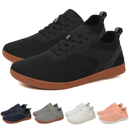Dames Barefoot Sneakers Lace Up Flat Sole