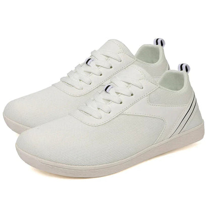 Dames Barefoot Sneakers Lace Up Flat Sole