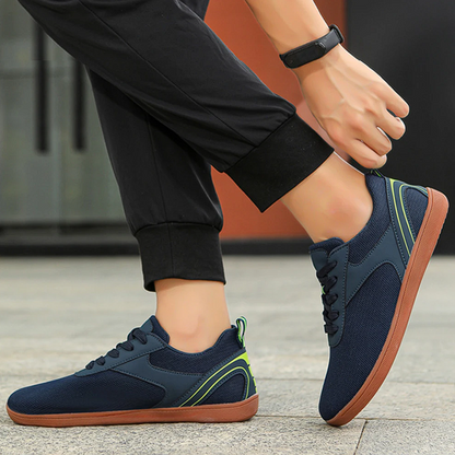 Dames Barefoot Sneakers Lace Up Flat Sole