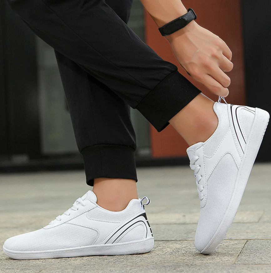 Dames Barefoot Sneakers Lace Up Flat Sole