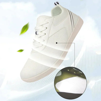 Dames Barefoot Sneakers Lace Up Flat Sole
