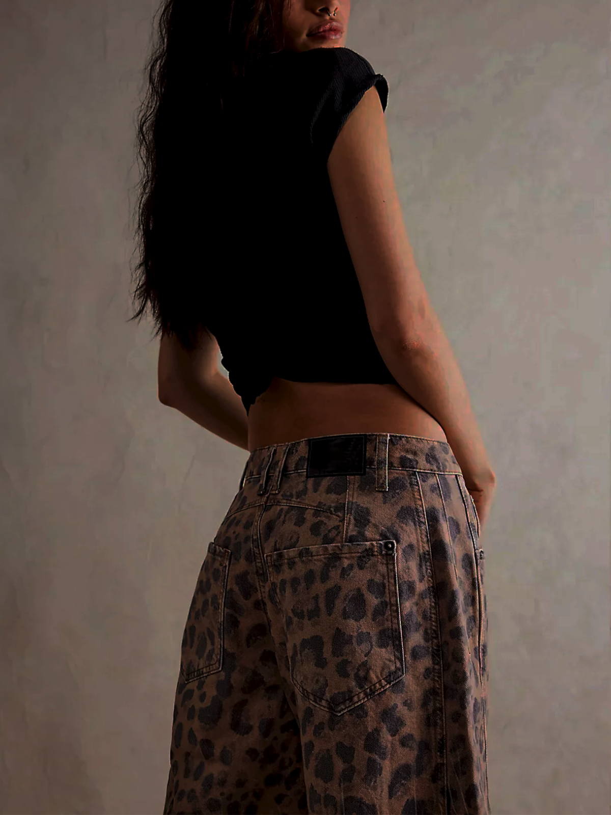 Dames Barrel Leg Jeans Cropped Lang