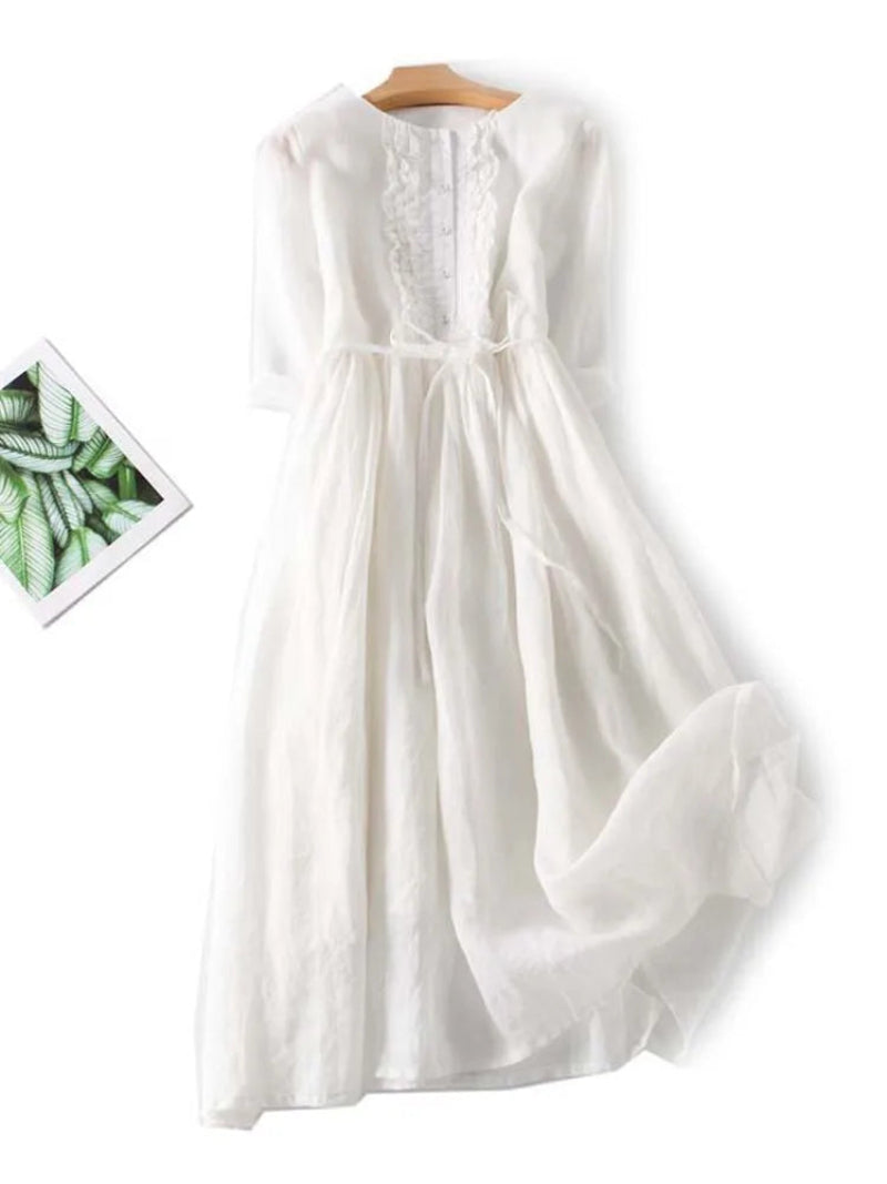 Dames Boho A Lijn Zomer Jurk Midi
