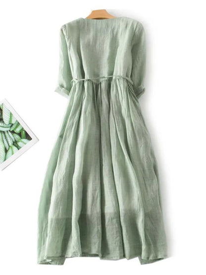 Dames Boho A Lijn Zomer Jurk Midi