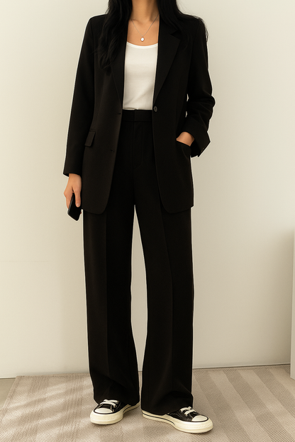 Dames Broekpak Blazer en Pantalon Co-ord Set