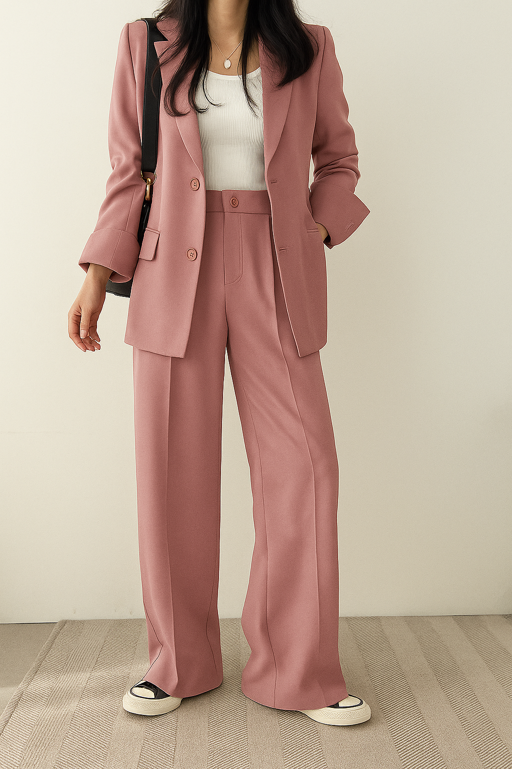 Dames Broekpak Blazer en Pantalon Co-ord Set