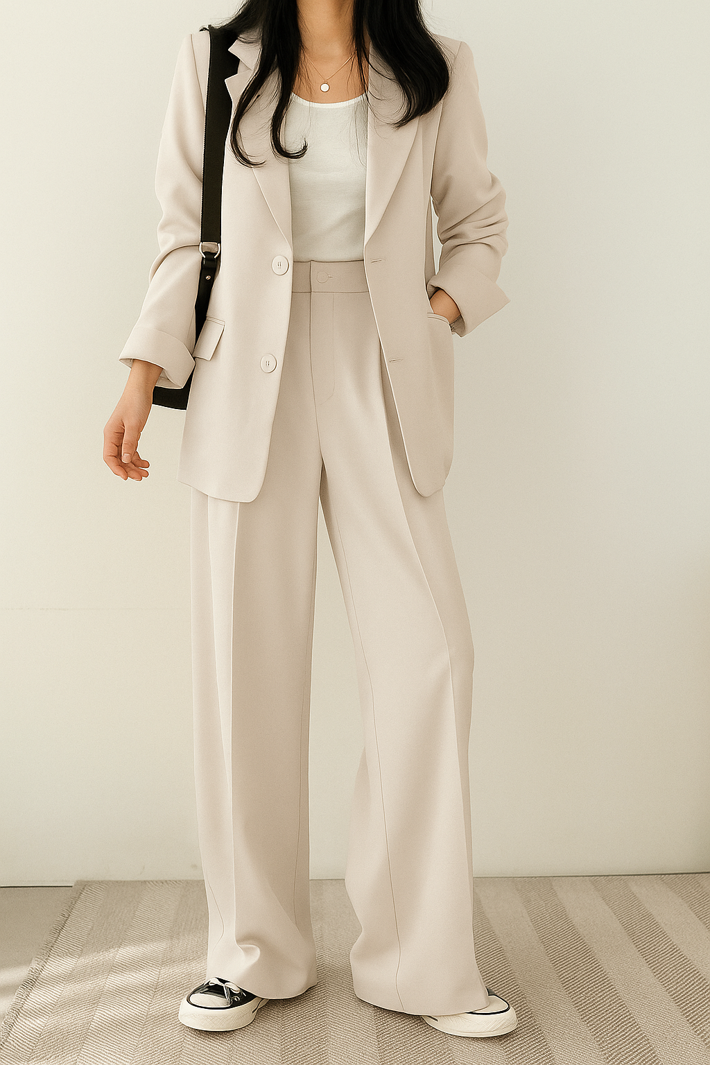 Dames Broekpak Blazer en Pantalon Co-ord Set