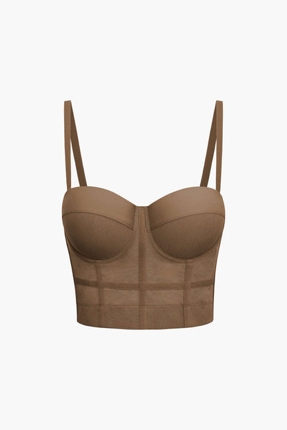 Dames Bustier Crop Top Corset