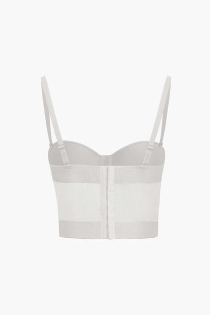 Dames Bustier Crop Top Corset
