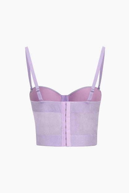 Dames Bustier Crop Top Corset
