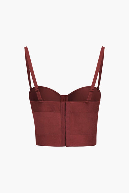 Dames Bustier Crop Top Corset