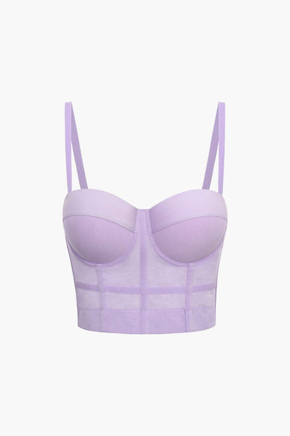 Dames Bustier Crop Top Corset