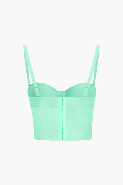 Dames Bustier Crop Top Corset