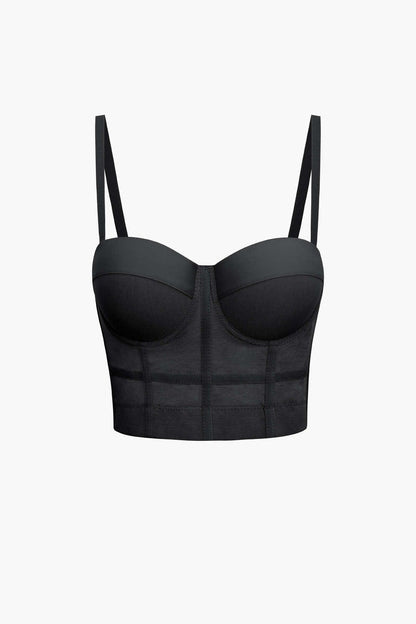 Dames Bustier Crop Top Corset
