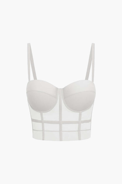 Dames Bustier Crop Top Corset