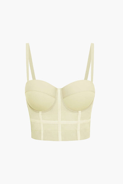 Dames Bustier Crop Top Corset