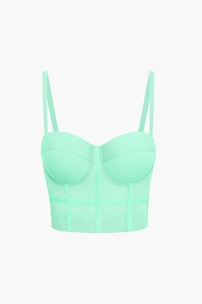 Dames Bustier Crop Top Corset