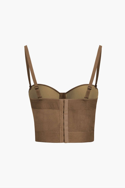 Dames Bustier Crop Top Corset