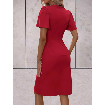 Evelina – Elegante Wikkeljurk voor Feestelijke & Chique Gelegenheden Velora-Amsterdam