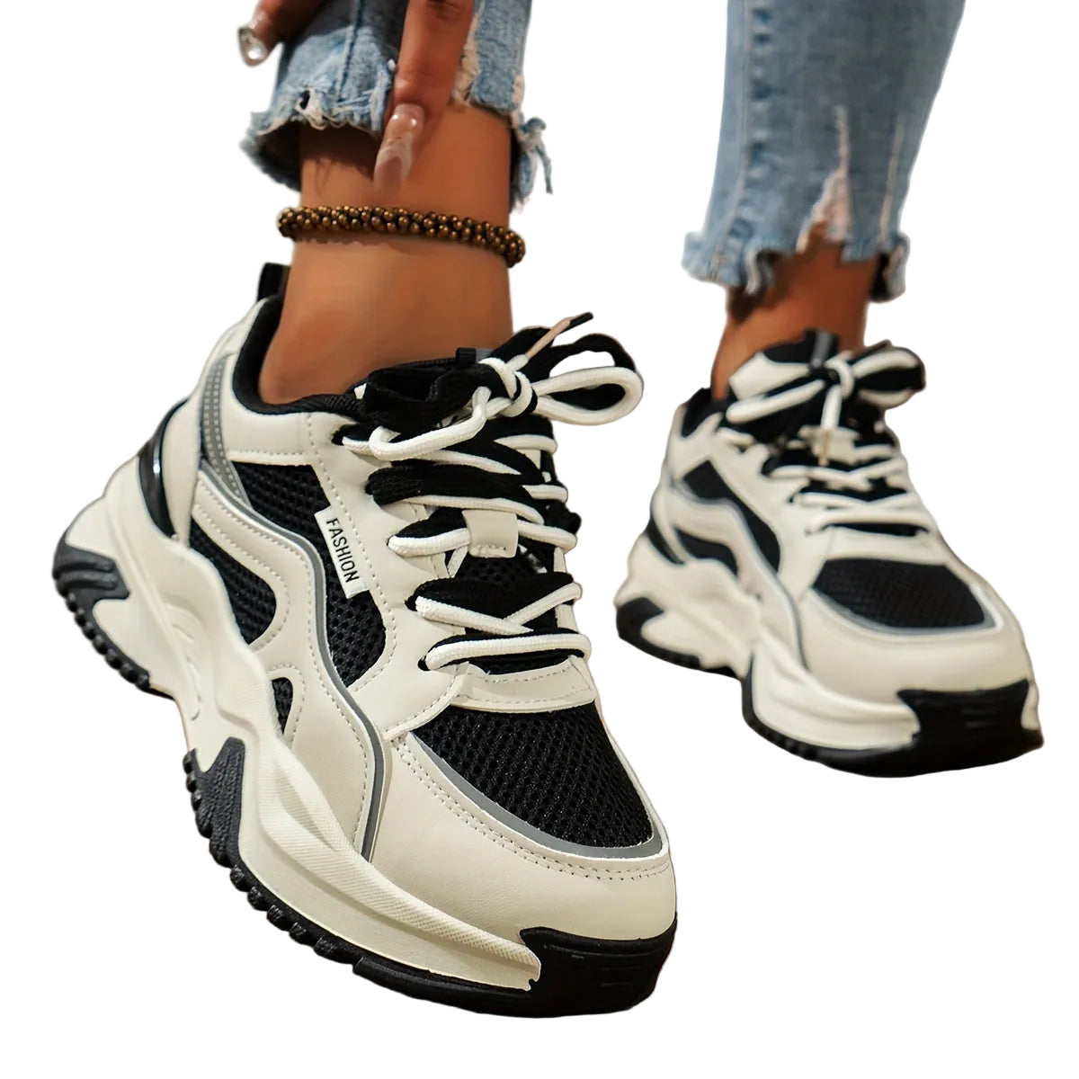 Dames Chunky Platform Sneakers Dikke Zool