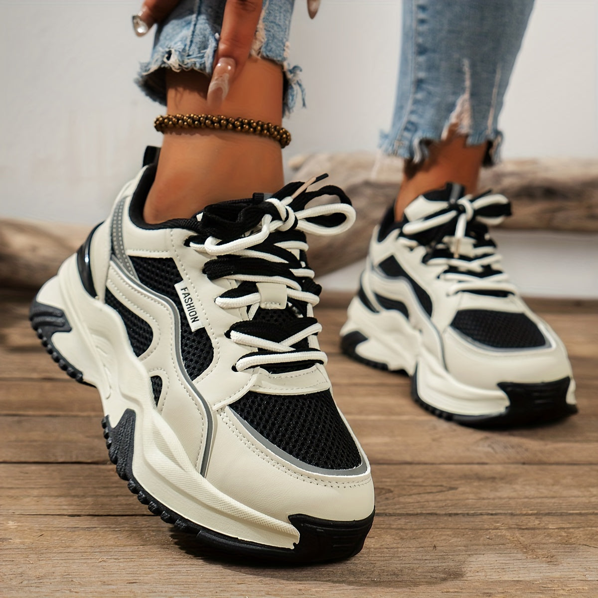 Dames Chunky Platform Sneakers Dikke Zool