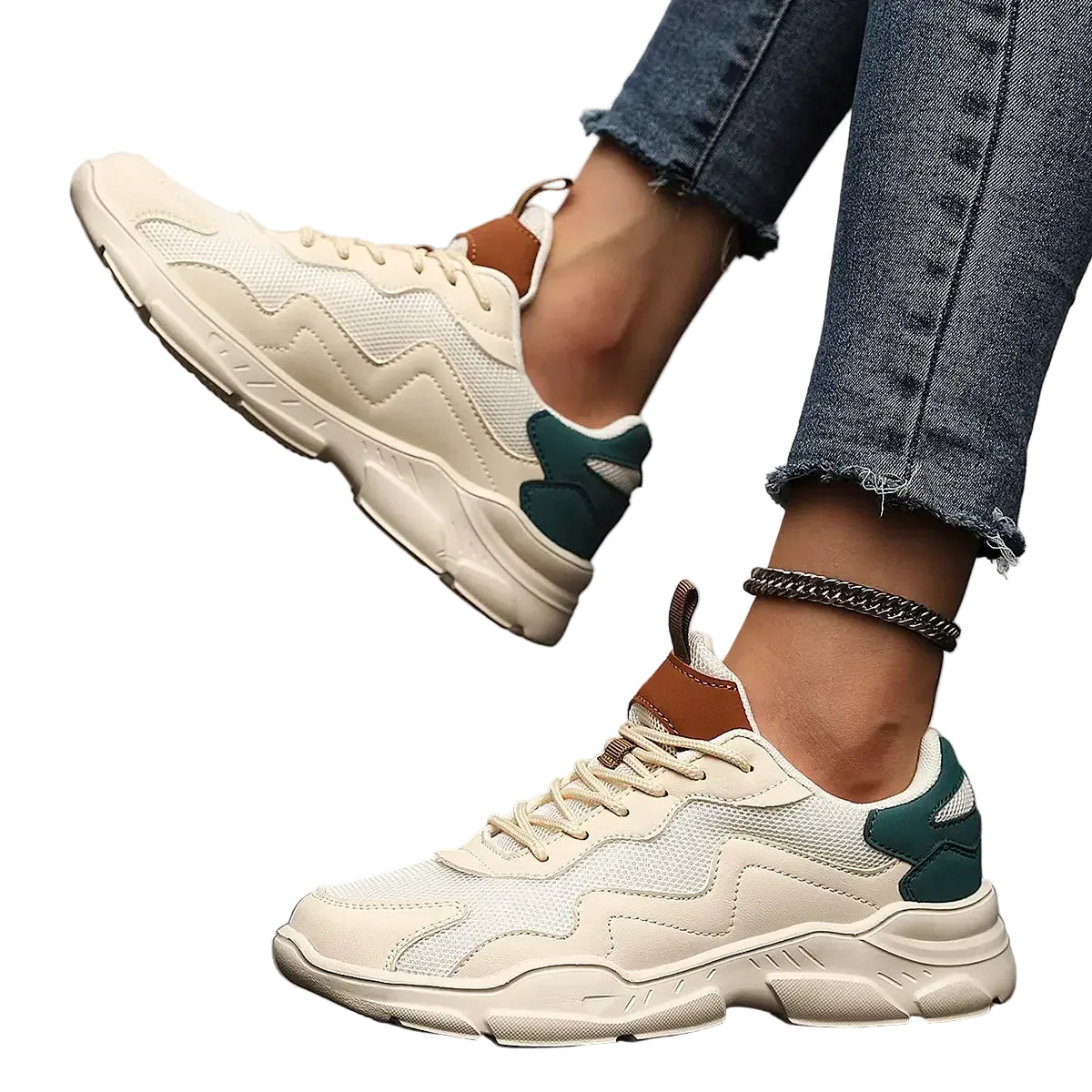 Dames Chunky Sneakers Dikke Zool