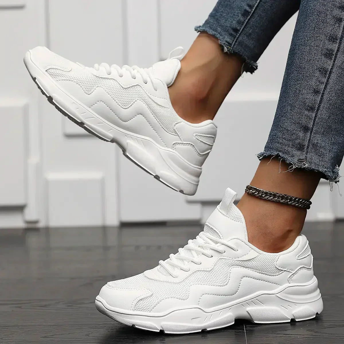 Dames Chunky Sneakers Dikke Zool